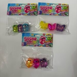 Sugar Swaps Triplets Bundle - Kittens, Butterflies and Bunnies Orb Curiosities
